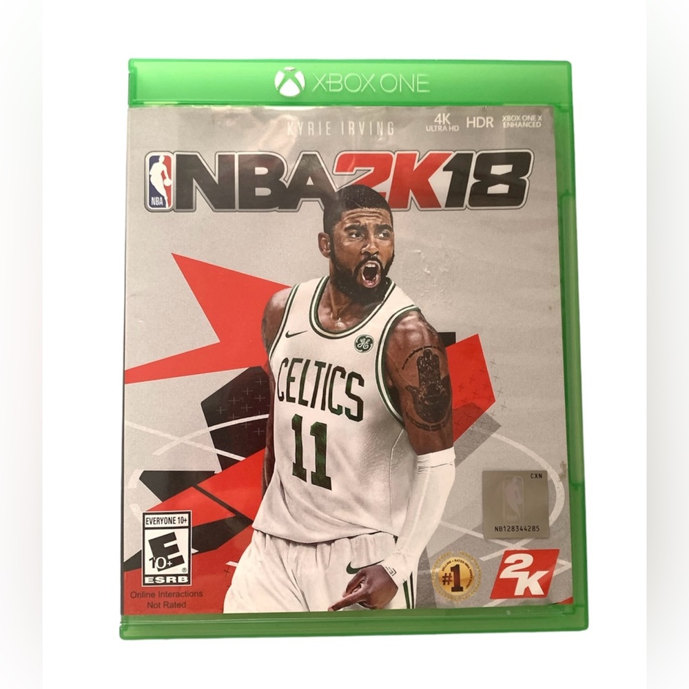 NBA 2K18 Microsoft Xbox One Game 4K Ultra HD Kyrie Irving Pre Owned
